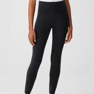 NEW Eileen Fisher sueded cupro black leggings
